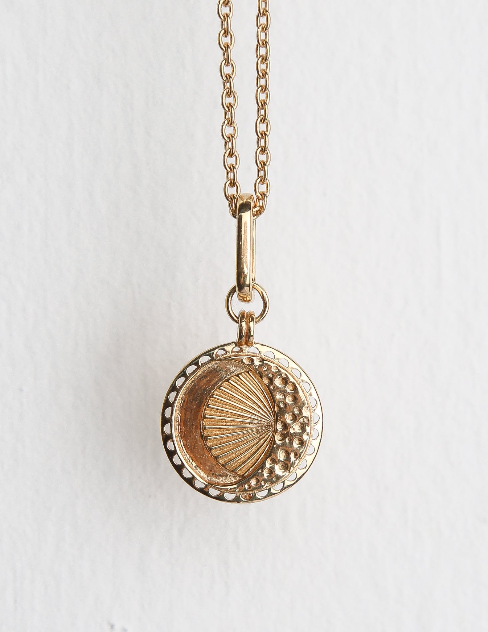 'IN ORBIT' PENDANT - Deity Designs Affordable, On-Trend Gold Vermeil Jewellery, Based in the UK