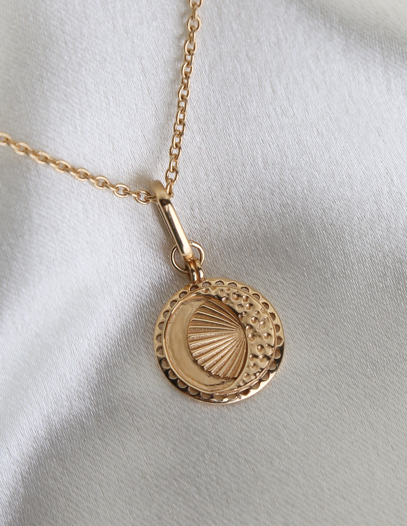 'IN ORBIT' PENDANT - Deity Designs Affordable, On-Trend Gold Vermeil Jewellery, Based in the UK